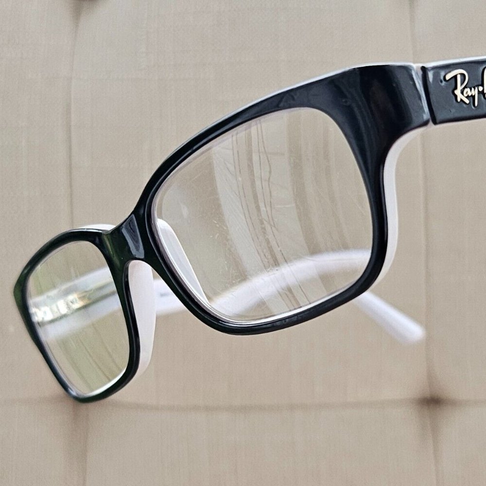 Ray-Ban Youth Eyeglasses Frame Black/White Glasses RB1527 45[]15 125